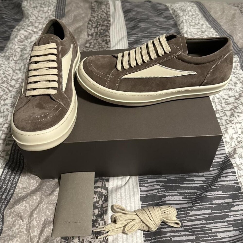 Rick Owens vans vintage sneakers “dust milk”